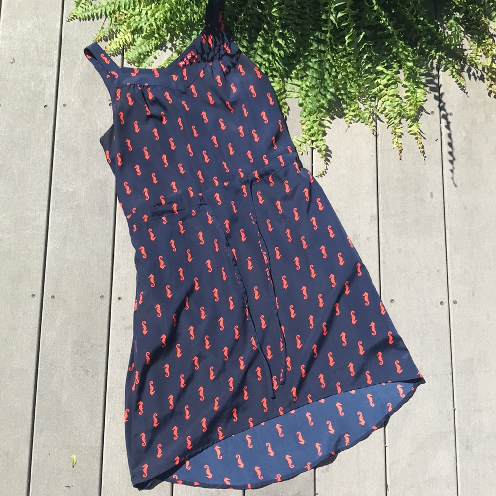 Navy & Orange Seahouse Dress Merona